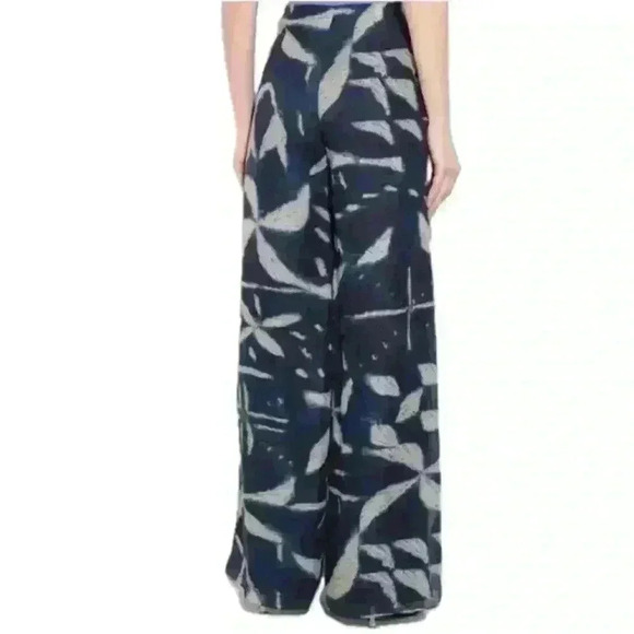 Ralph Lauren Purple Label “Yazmin” Batik-Print Linen-Silk Pant Size 6 New! - Picture 4 of 12